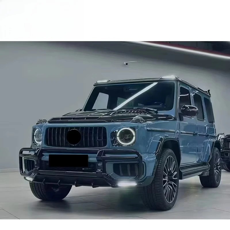 2025+ W465 G63 TOP Style Dry Carbon Front Bumper Lip Car Accessories for W465 Auto Exterior Parts Front Lip Spoiler